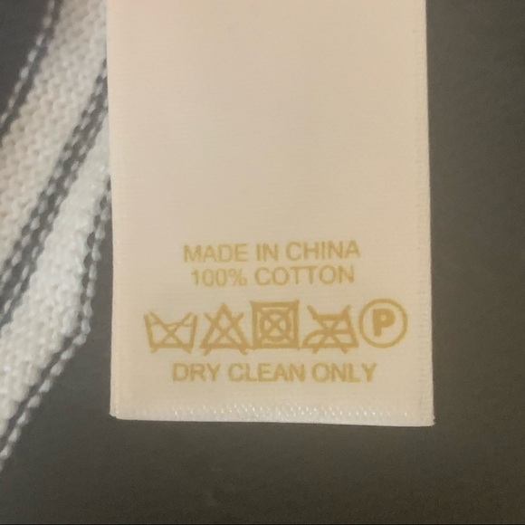 KATE SPADE Rio de Janeiro Fit & Flare Knit Midi Dress Striped 100% Cotton Size S - Picture 15 of 16